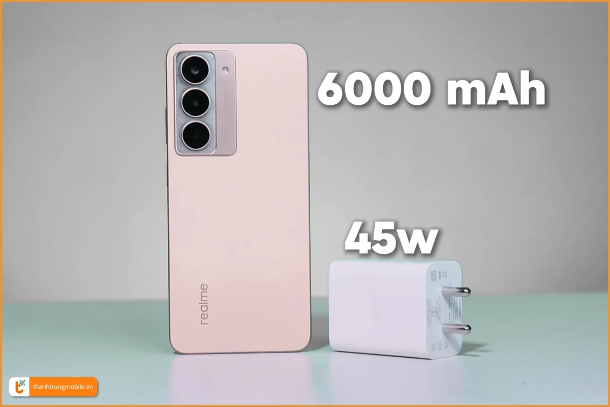 Với dung lượng pin 6.000mAh, Realme P3x 5G có thể trụ hơn 24 giờ chỉ trong một lần sạc