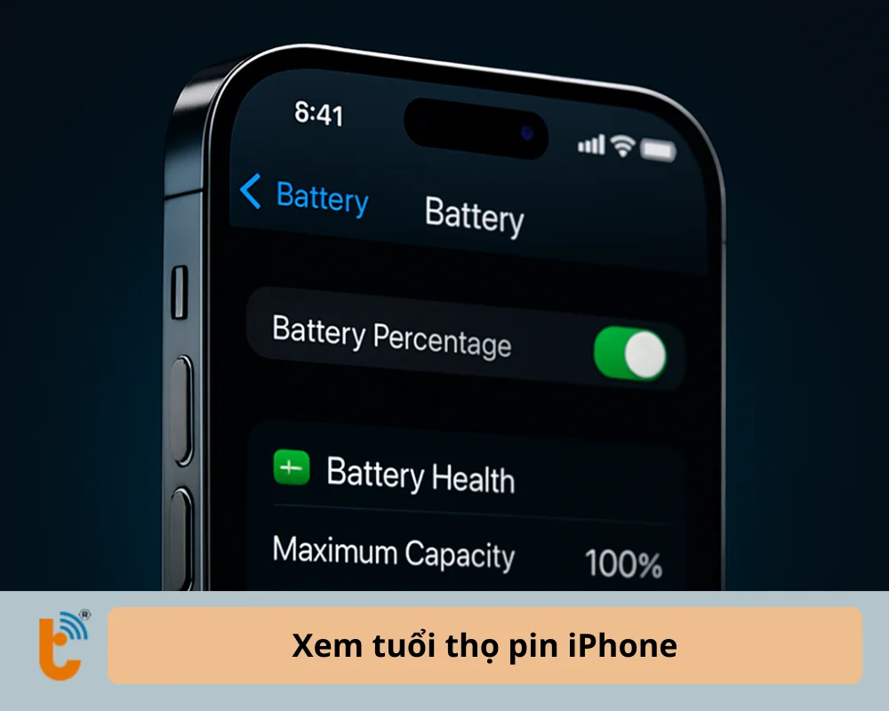 Xem tuổi thọ pin iPhone