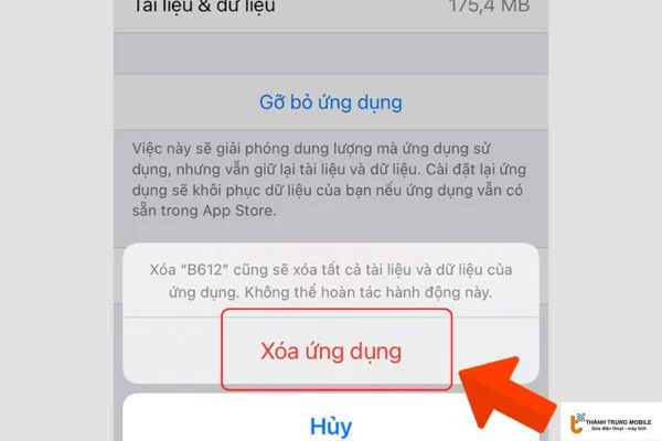 Xóa ứng dụng trên iPhone 