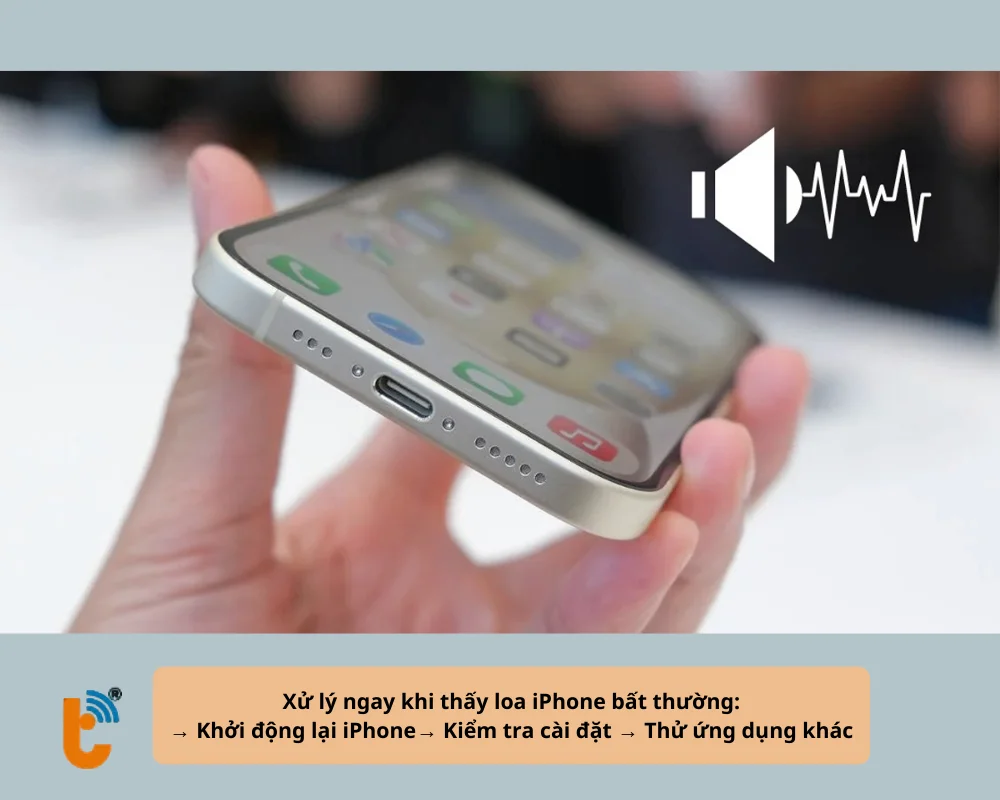 Xử lý ngay khi thấy loa iPhone bất thường